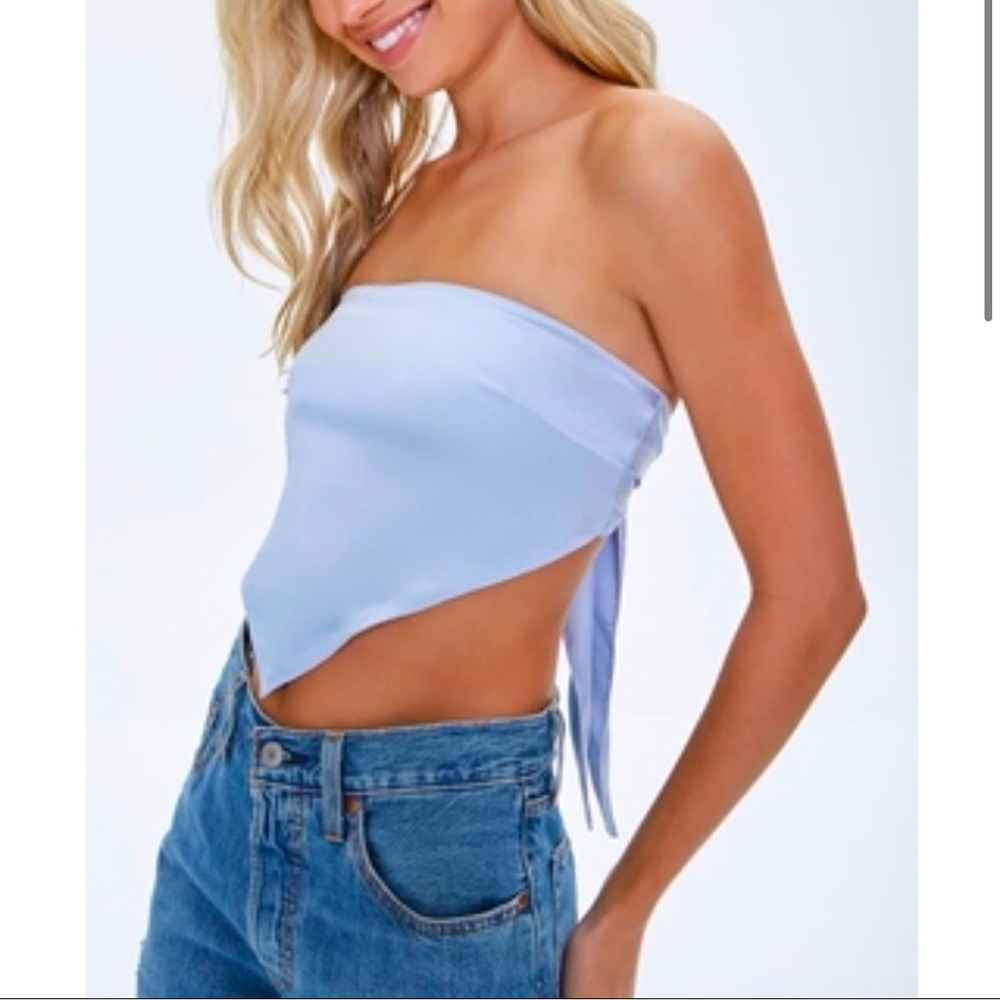 Satin Scarf Top